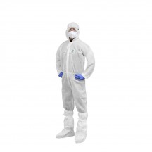 PP 보호복 원피스(1000) 일회용 방진 작업복 위생복 24벌 한박스