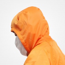 크린룸 모자 후드형 오렌지