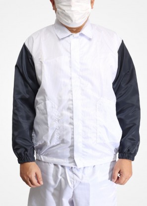 크린룸 투피스 무진복 상의 (화이트+네이비)