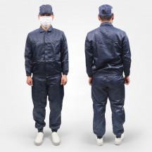 크린룸 무진복 ( 네이비 - TP 투피스 상하의 SET ) 제전 방진복