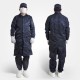 크린룸(네이비 롱 가운 상의) 무진 제전 방진복 - 단품