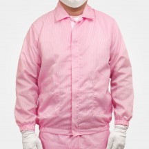 크린룸 무진복 ( 핑크 TP 투피스 상의 ) 제전 방진복 - 단품