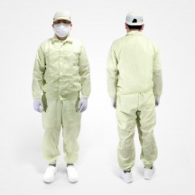 크린룸 무진복 ( 노란색 TP 투피스 상하의 SET ) 제전 방진복