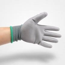 회색 팜피트장갑 PU 손바닥 코팅장갑 10켤레